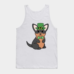 St Patrick Black and Tan Chihuahua Tank Top